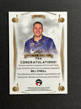 2023 Leaf PBA Trading Card Bill O'Neill Red Auto /25 SP