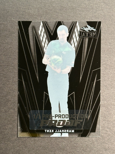 2024 Leaf Metal PBA Trading Card Marshall Kent 1/1 Proof