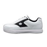 Brunswick Renegade White/Black Bowling Shoes * Performance synthetic uppers * Extra-light molded EVA outsole * Extremely comfortable * Pure slide microfiber slide soles on both shoes * Foam padded collar and tongue * Superior slide immediately *  * 