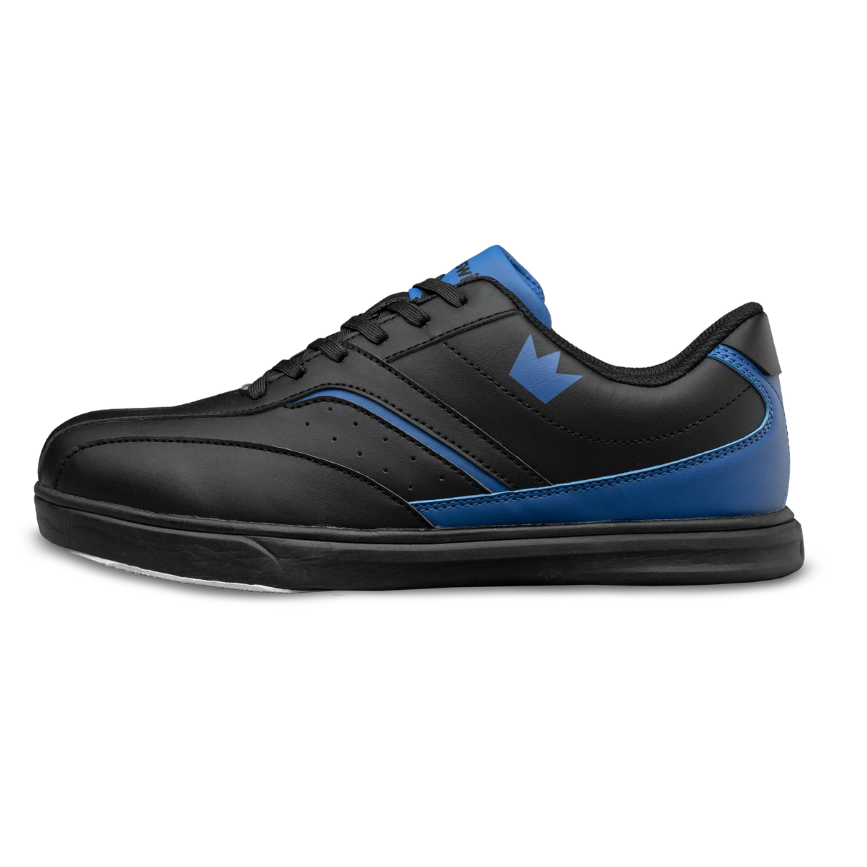 Brunswick Vapor Black/Royal Bowling Shoes * Performance synthetic uppers * Foam padded collar and tongue * Extra-light molded EVA outsole * Pure slide microfiber slide soles on both shoes * Superior slide immediately *  * 