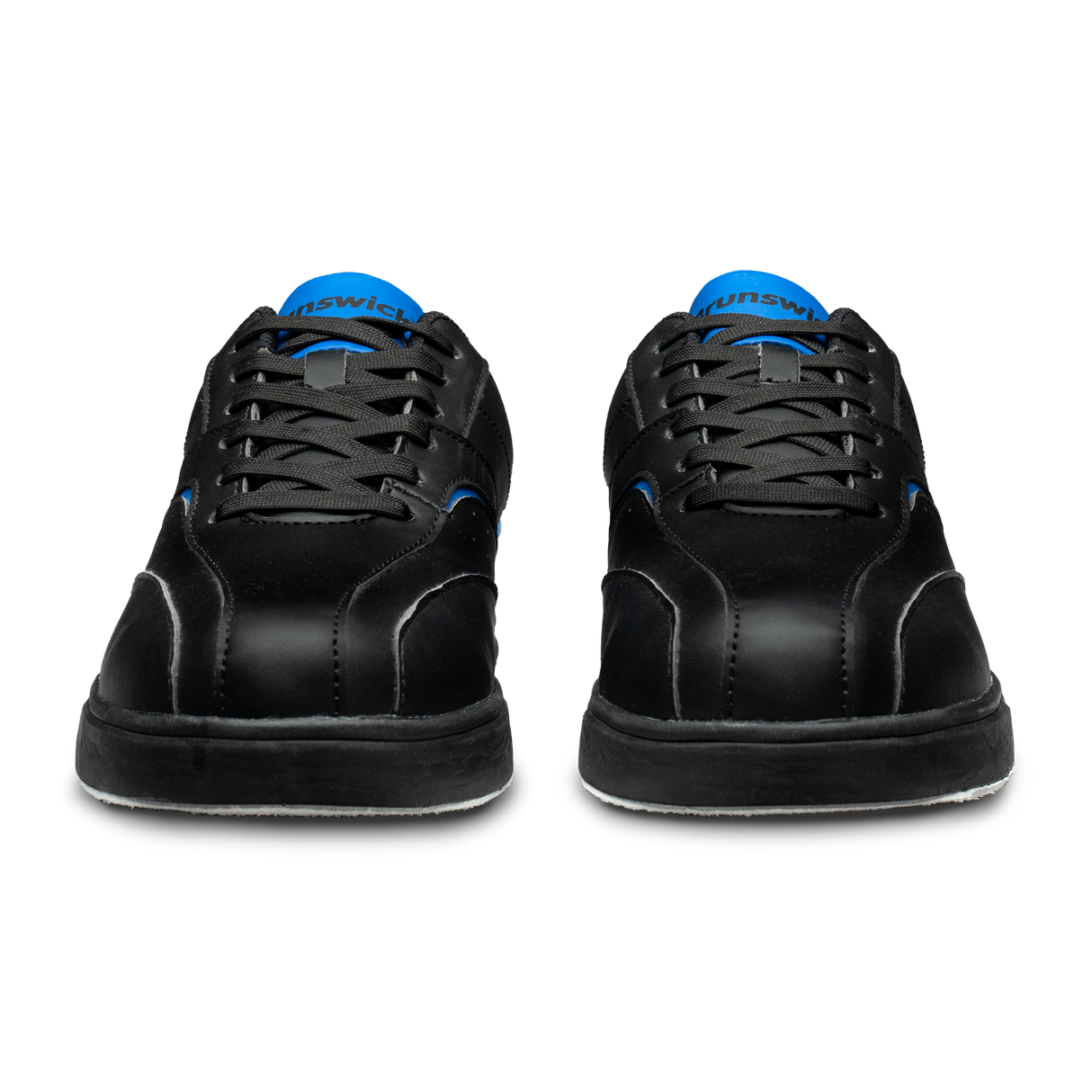 Brunswick Vapor Black/Royal Bowling Shoes * Performance synthetic uppers * Foam padded collar and tongue * Extra-light molded EVA outsole * Pure slide microfiber slide soles on both shoes * Superior slide immediately *  * 