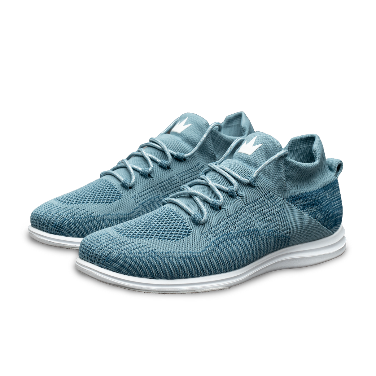 Brunswick Twisted Knit Women's Bowling Shoes Steel Blue * Stylish light-weight performance knit upper * Higher ankle collar for added style and comfort * Light-weight rubber outsole * Pure Slide microfiber Slide Soles on both sides *  * 