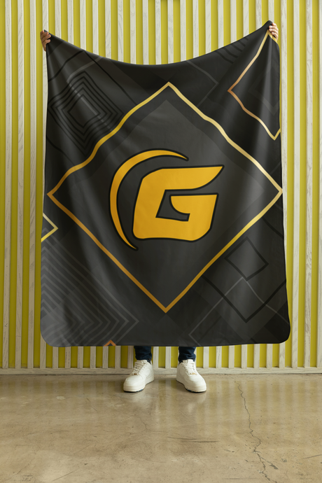 900 Global "G" Diamond 60" x 80" Plush Blanket