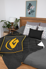 900 Global "G" Diamond 60" x 80" Plush Blanket