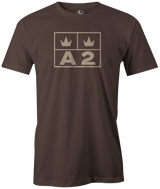 brunswick crown a2 a-2 pinsetter t-shirt tee retro novelty bowling bowlers mechanics pinboy jetback automatic