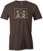 brunswick crown a2 a-2 pinsetter t-shirt tee retro novelty bowling bowlers mechanics pinboy jetback automatic