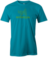 track-archetype-hybrid-1 tee shirt bowling ball logo bowler tshirt