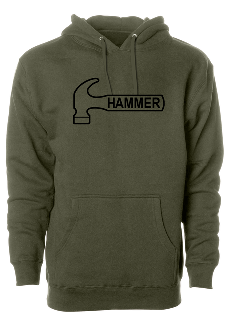 Hammer Black Logo Classic Hoodie