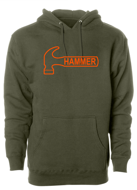Hammer Orange Logo Classic Hoodie
