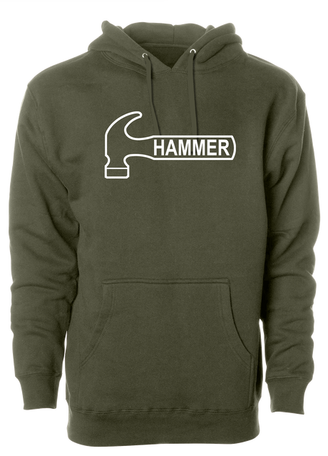 Hammer White Logo Classic Hoodie
