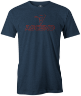 MOTIV Red Ascend Ball Logo Tee