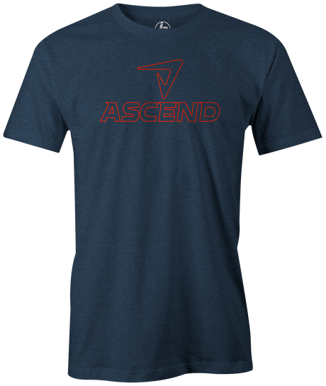 MOTIV Red Ascend Ball Logo Tee