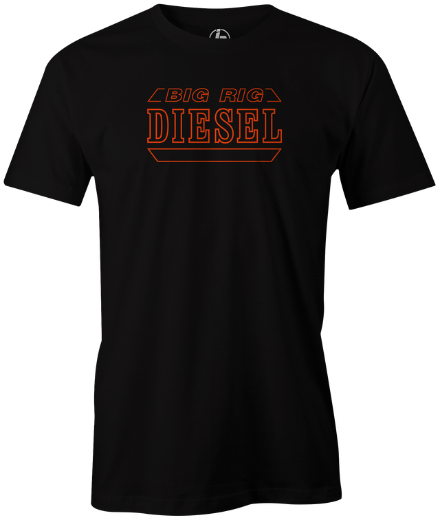 hammer-big-rig-diesel tee shirt bowling ball logo retro vintage bowler tee shirt