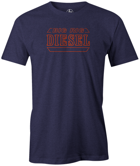 hammer-big-rig-diesel tee shirt bowling ball logo retro vintage bowler tee shirt