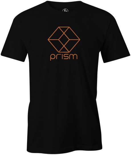 The Brunswick Prism series (solid and hybrid) bowling tshirt. The Prism line features the new ultra-low RG, dynamically engineered Portal core. The Portal core, coupled with a combination of Activator and Composite cover technologies produces a strike inducing reaction. The Prism Solid will cover any heavy oil condition while the Prism Hybrid will handle transitions, through broken down or lower volume conditions. 