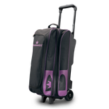 Brunswick Blitz 3 Ball Triple Roller Black/Purple Bowling Bag travel suitcase league tournament play sale discount coupon online pba tour