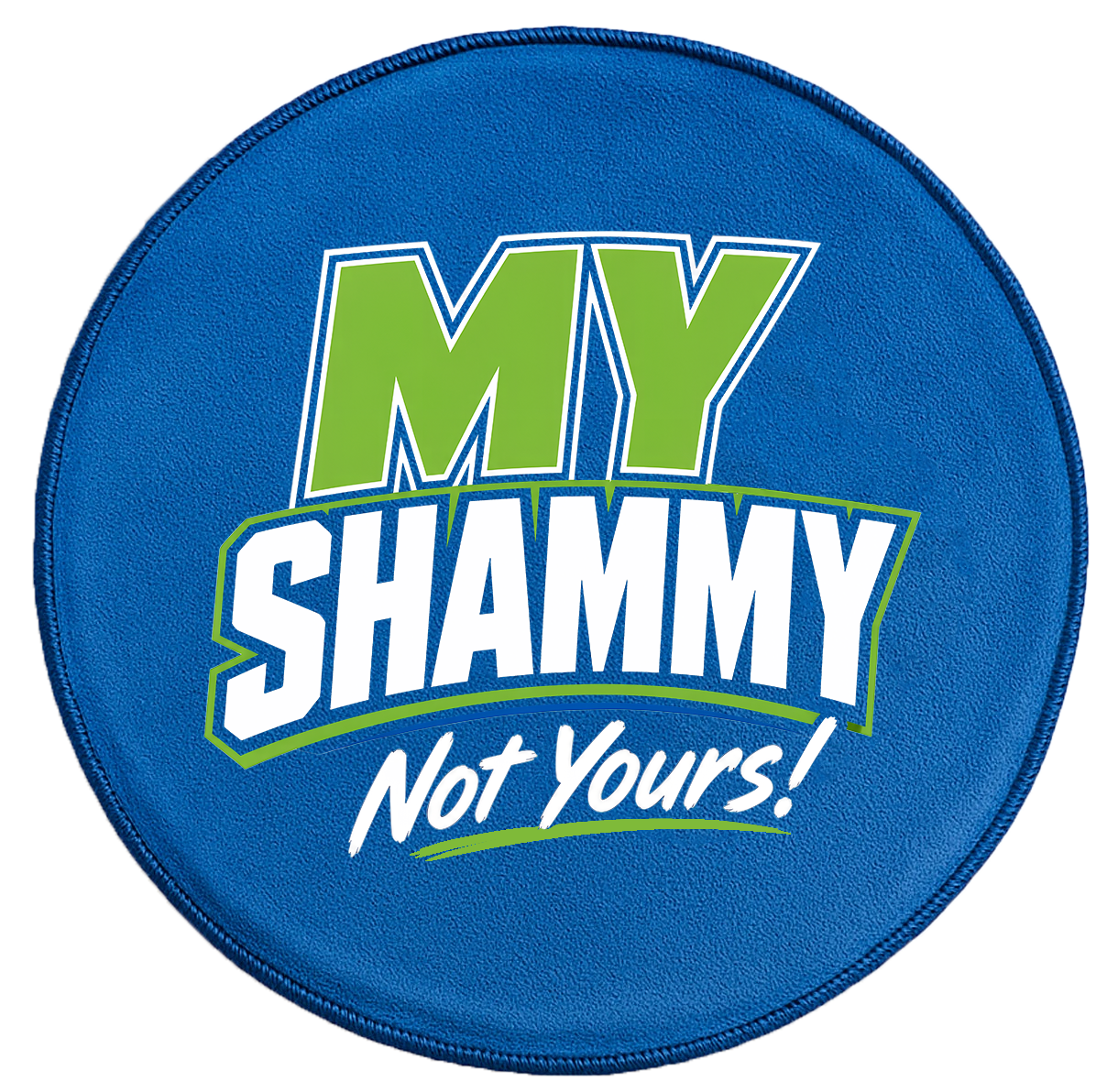 My Shammy, Not Yours! Premium Disk Shammy Blue
