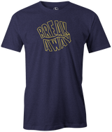 radical bowling technologies-break-away bowling ball logo tee shirt bowler tshirt