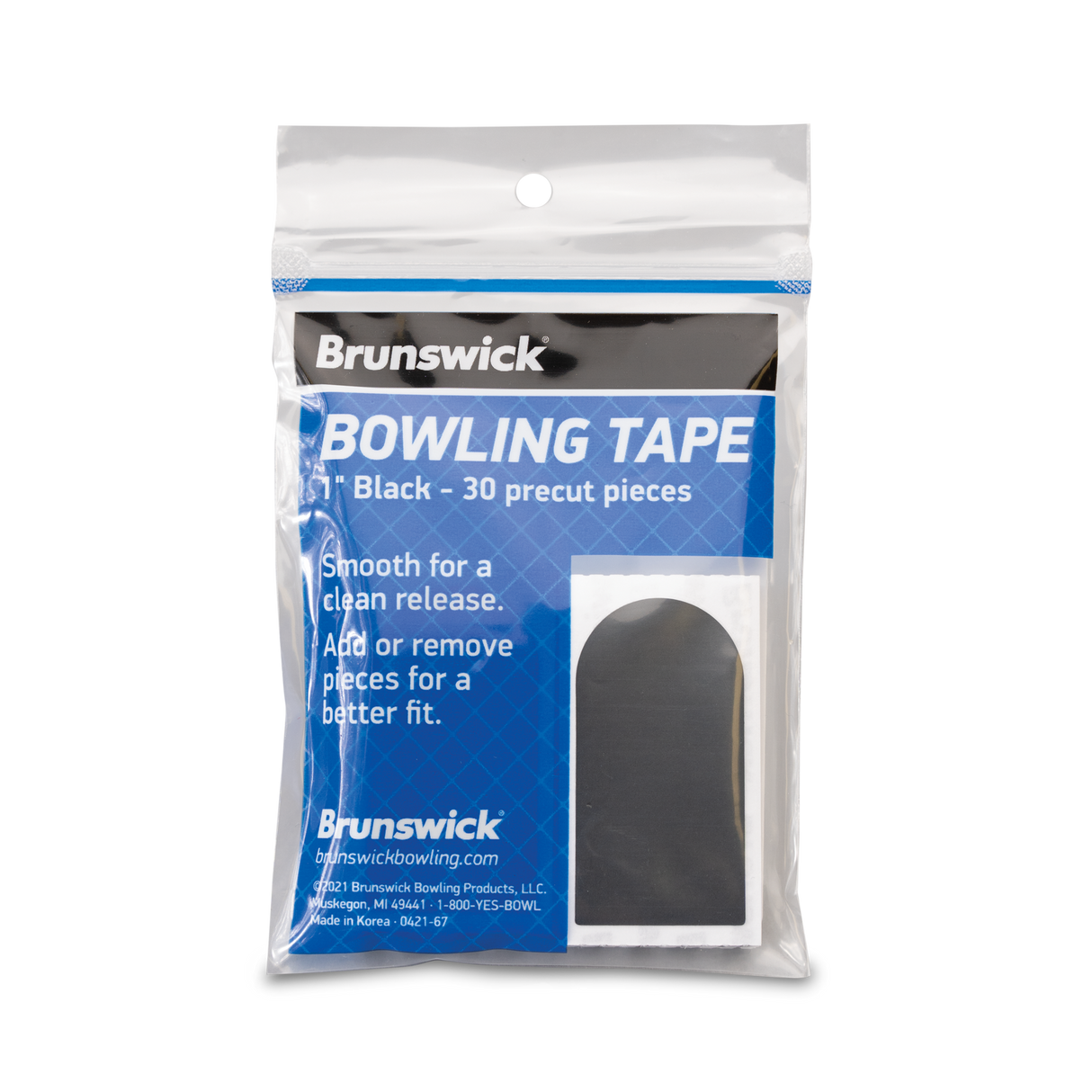 Brunswick Bowling Tape Black 1″ 30 Pieces