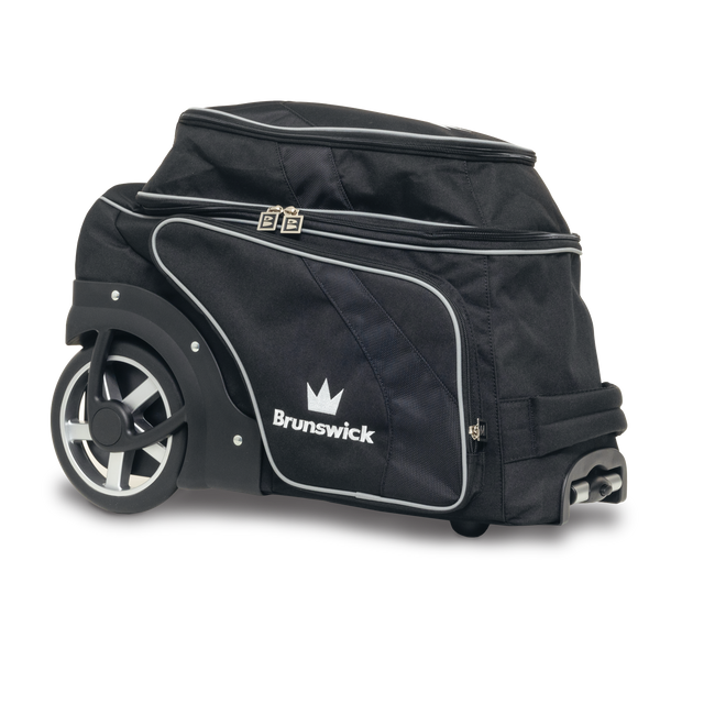 brunswick 2 ball roller charger bowling bag travel suitcase league tournament play sale discount coupon online pba tour