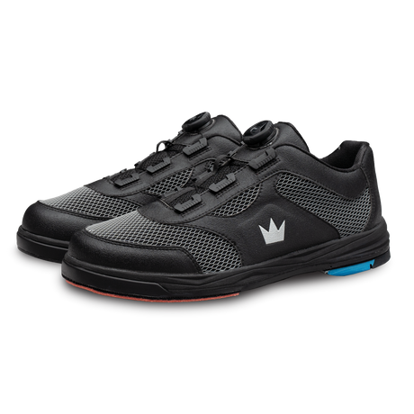 Brunswick Fury Black Bowling Shoes * Sleek synthetic upper * Molded EVA insole for comfort and performance * Extreme cushion comfort with Ortholite footbed * Convenient ATOP dial lacing system