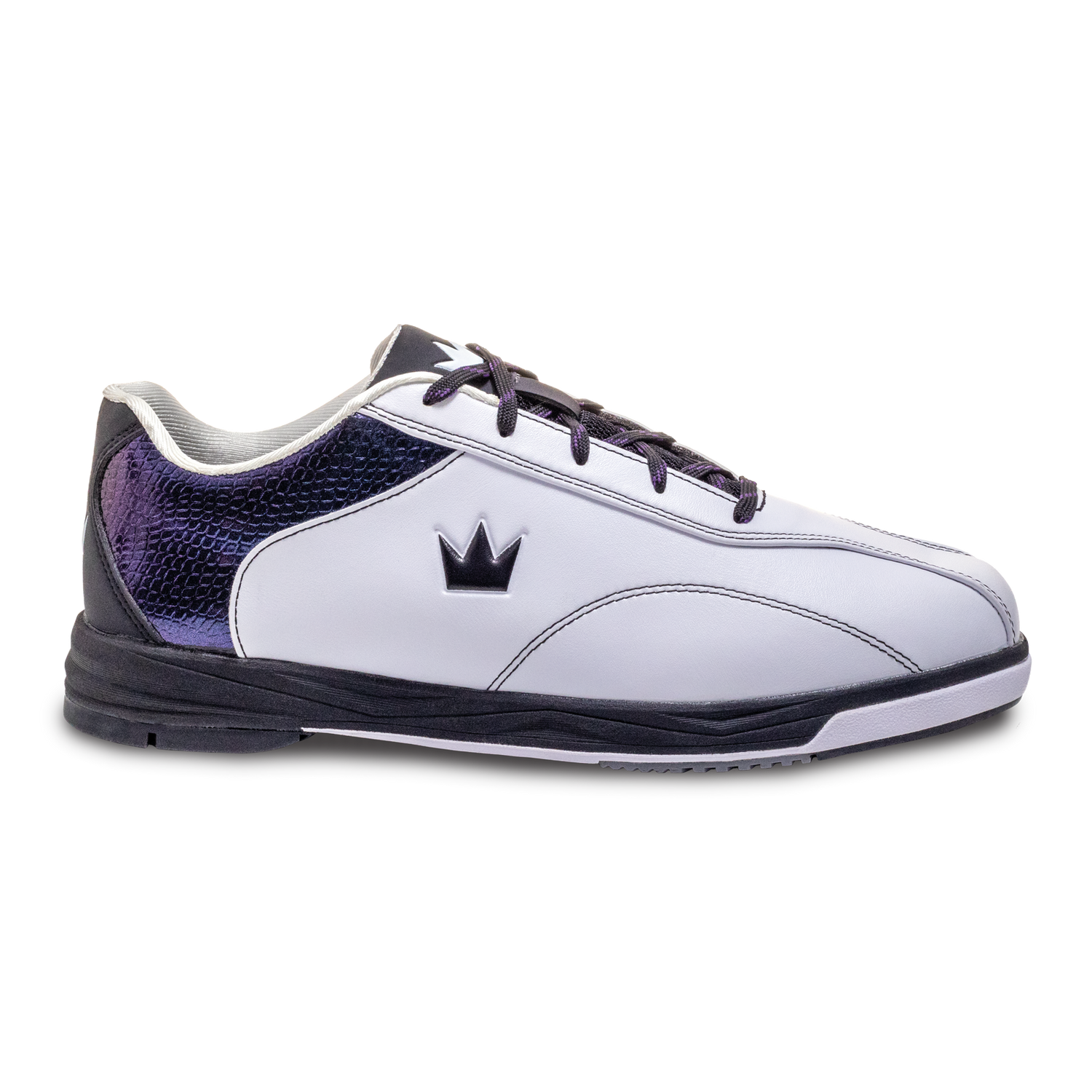 Brunswick Legacy Women's Bowling Shoes * Performance synthetic uppers * Customizable Slide Sole technology * Multi zone push away rubber * Molded EVA midsole for comfort * Includes: #4, #6, and #8 Slide Soles * Progressive, Ridged, and Leather Heels * Heal remover tool *  * 