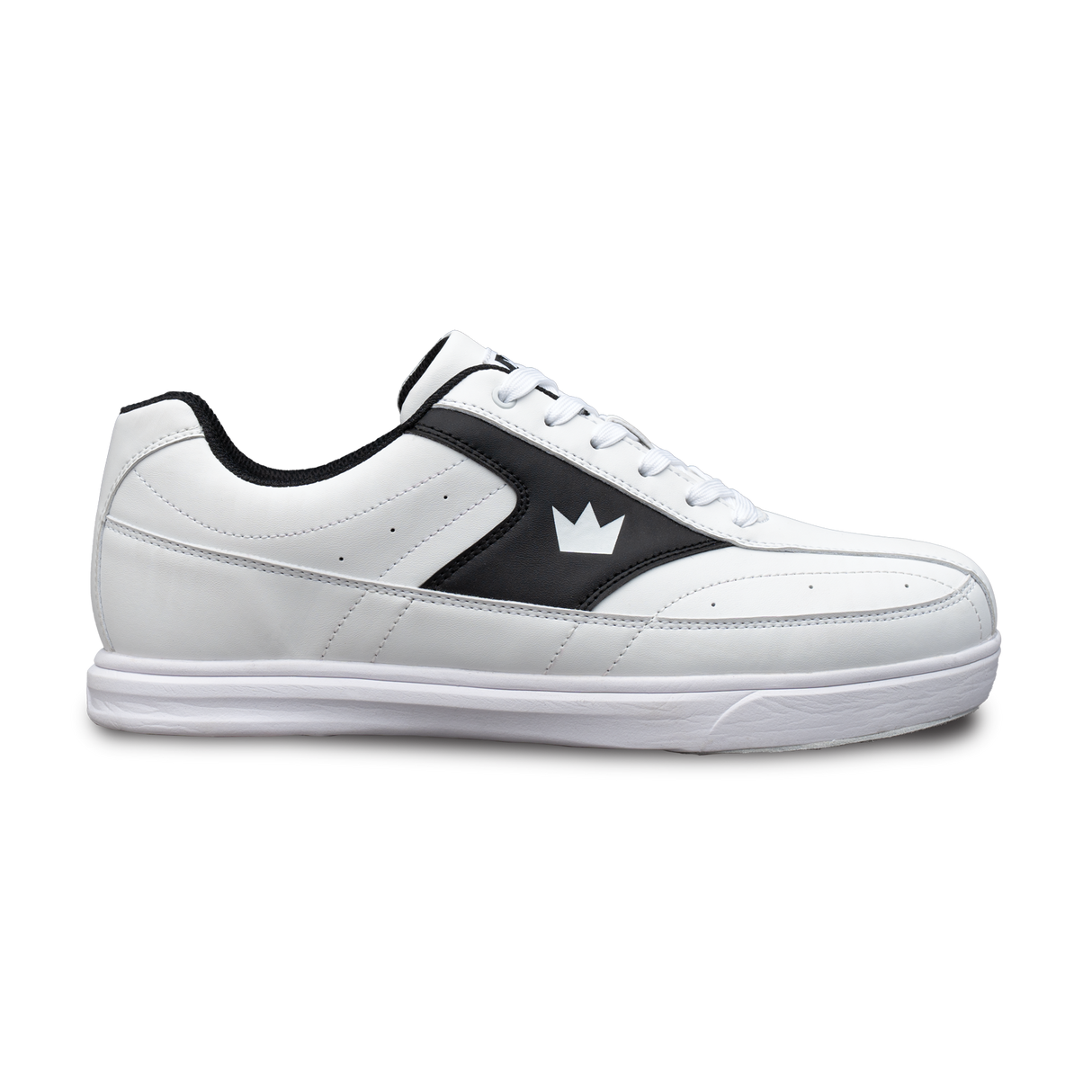 Brunswick Renegade White/Black Bowling Shoes * Performance synthetic uppers * Extra-light molded EVA outsole * Extremely comfortable * Pure slide microfiber slide soles on both shoes * Foam padded collar and tongue * Superior slide immediately *  * 