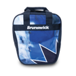 Brunswick Spark 1 Ball Single Tote Indigo Swirl Blue and white Bowling Bag travel suitcase league tournament play sale discount coupon online pba tour