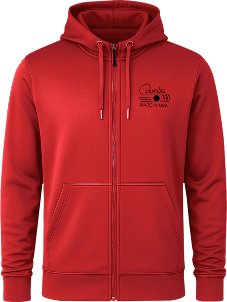 Columbia 300 Retro Black Full Zip Hoodie