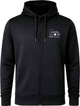 Columbia 300 Retro White Full Zip Hoodie