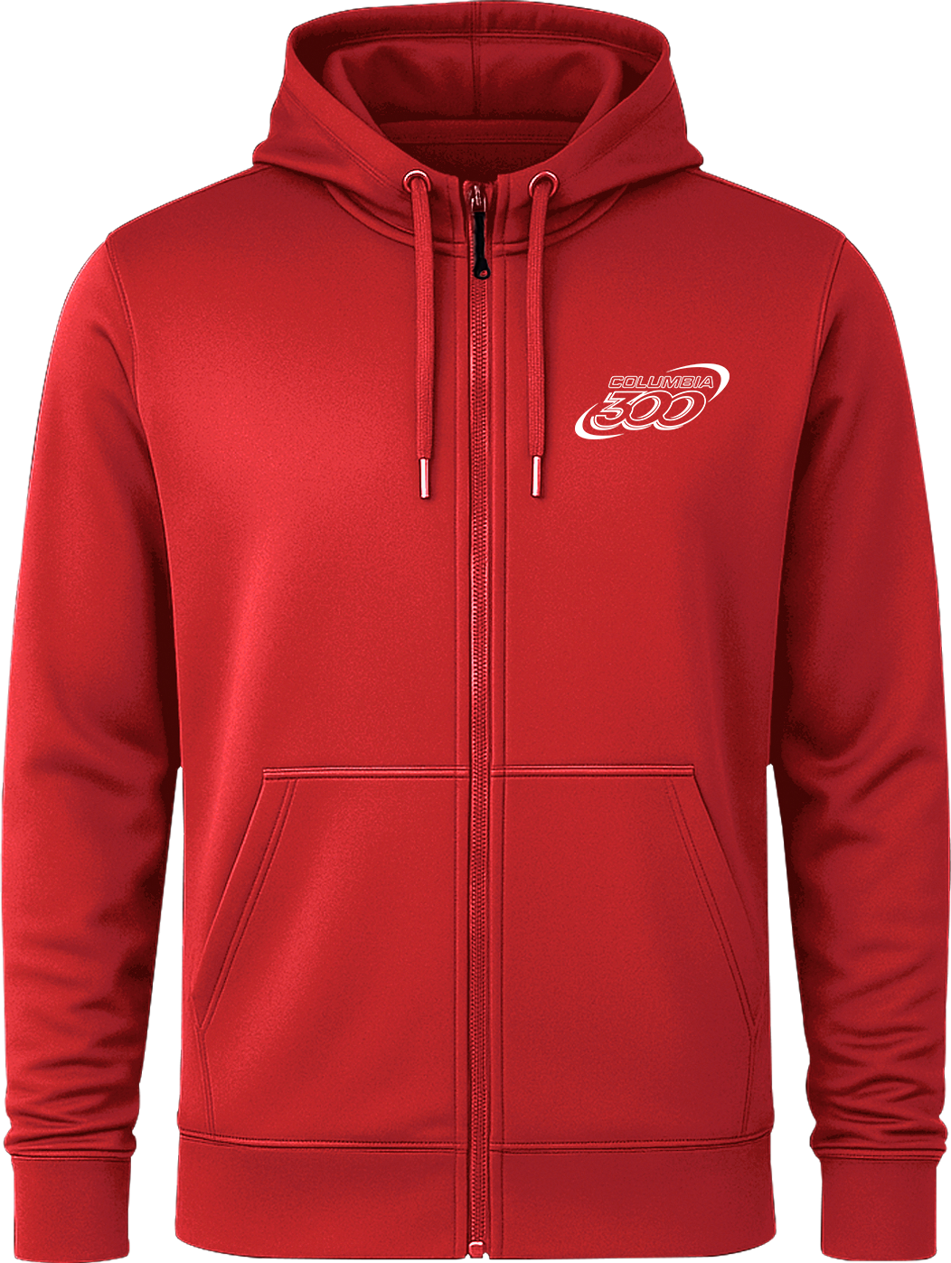 Columbia 300 White Full Zip Hoodie