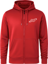 Columbia 300 White Full Zip Hoodie