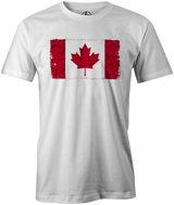 Canada Bowling! Enjoy this unique bowling themed Canadian flag. This is the perfect gift for any canadian that loves to bowl! Support team Canada. Team shirt. T-shirt, tee-shirt, tshirt. League bowling t-shirt. National team. Novelty. Flag. Pride.