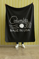 Columbia 300 Retro Logo 60" x 80" Plush Blanket