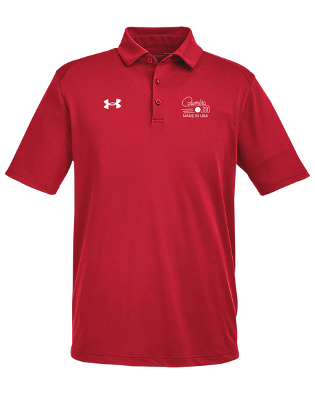Columbia 300 Retro Logo Under Armour Tech Polo