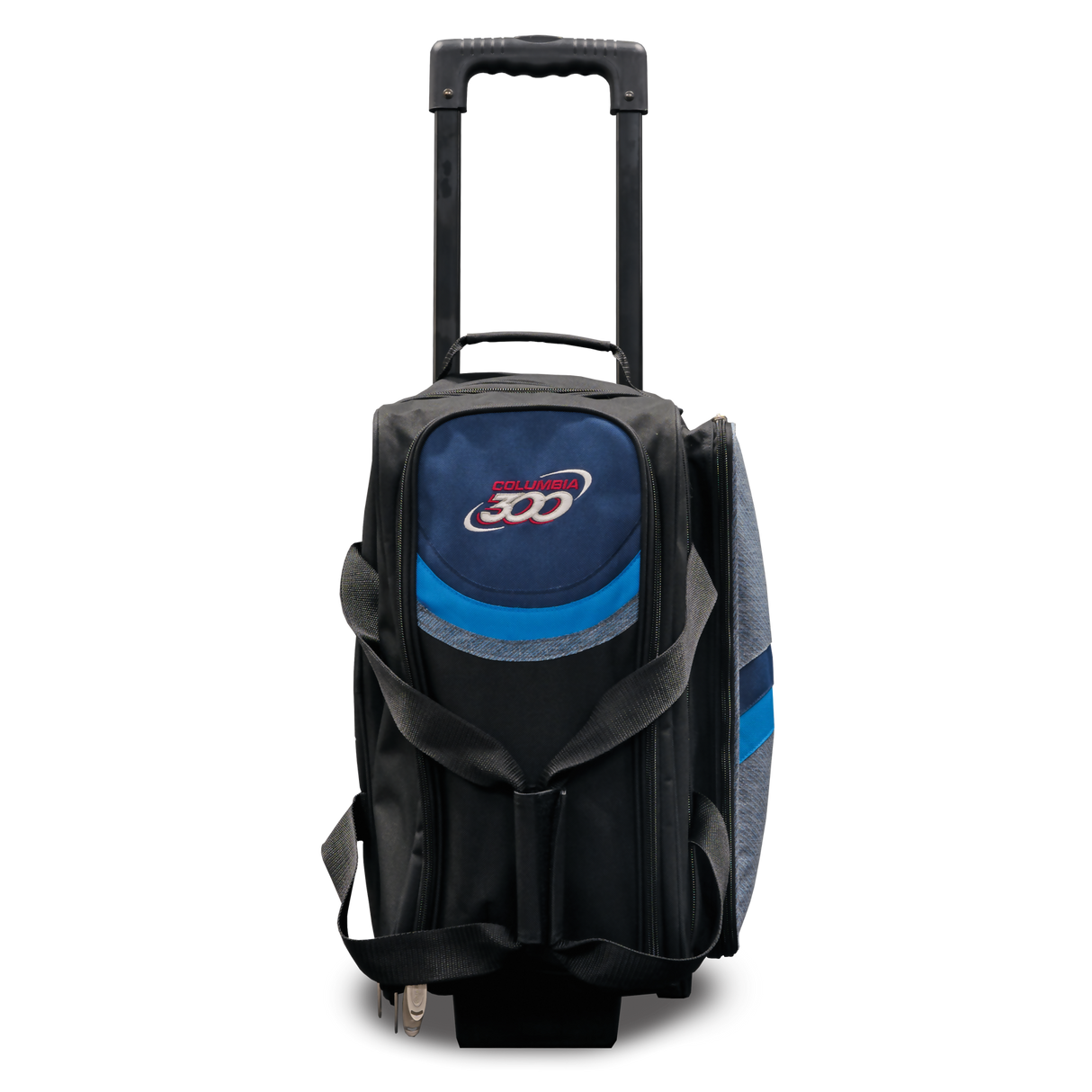Columbia 300 Boss Double 2 Ball Roller Blue Bowling Bag suitcase league tournament play sale discount coupon online pba tour