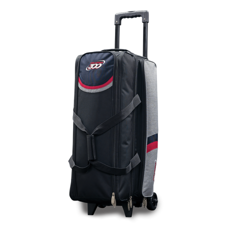 Columbia 300 Boss Triple 3 Ball Roller Red Bowling Bag suitcase league tournament play sale discount coupon online pba tour