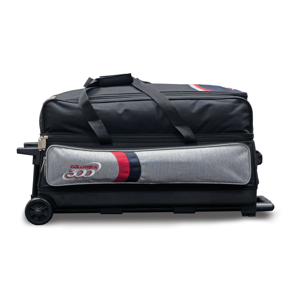 Columbia 300 Boss Triple 3 Ball Roller Red Bowling Bag suitcase league tournament play sale discount coupon online pba tour
