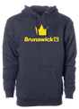 Keep warm in this stylish Brunswick Crown Logo design hooded sweatshirt. 60/40 cotton/polyester blend material Standard Fit Front pouch pocket Midweight Hoodie/Hooded Sweatshirt. brunswick bowling hoodie hooded sweatshirt big b team shirt comfortable clothing amazon ebay