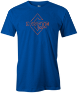 Check out this Radical Technologies Crypto Boom bowling league tee (t-shirt, tees, tshirt, teeshirt) available at Inside Bowling. Comfortable cheap discounted special bowling shirts for bowlers online. Get what you can't get on Amazon, Walmart, Target, or E-Bay here. Men's T-Shirt, Purple, bowling, bowling ball, tee, tee shirt, tee-shirt, t shirt, t-shirt, tees, league bowling team shirt, tournament shirt, funny, cool, awesome, brunswick, brand
