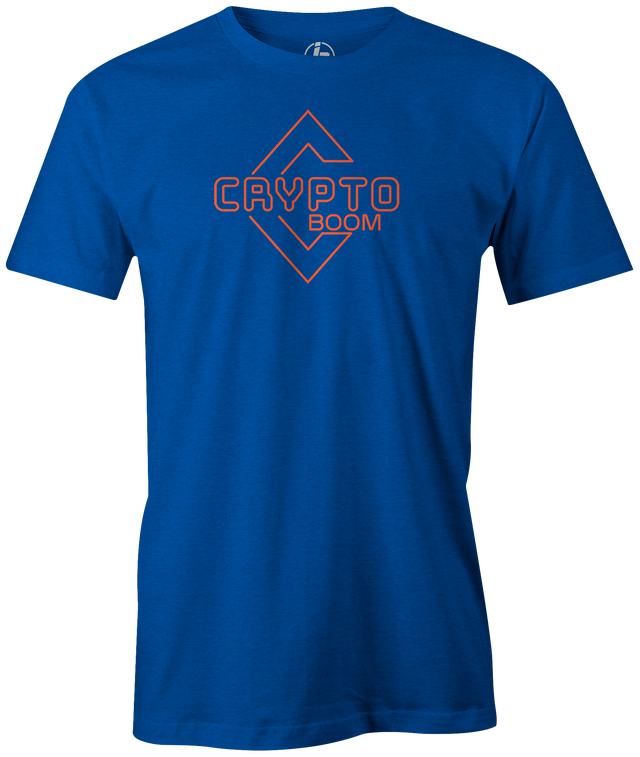 Check out this Radical Technologies Crypto Boom bowling league tee (t-shirt, tees, tshirt, teeshirt) available at Inside Bowling. Comfortable cheap discounted special bowling shirts for bowlers online. Get what you can't get on Amazon, Walmart, Target, or E-Bay here. Men's T-Shirt, Purple, bowling, bowling ball, tee, tee shirt, tee-shirt, t shirt, t-shirt, tees, league bowling team shirt, tournament shirt, funny, cool, awesome, brunswick, brand