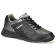 Dexter Ricky IV Black/Alloy Bowling Shoes DexLite outsole w/ defined rubber horseshoe heel Soft durable man-made PU (not PVC) upper Fully fabric-lined with padded tongue and collar Lace to toe upper pattern for a custom fit Defined rubber horseshoe heel Molded removable blown EVA footbed S8 microfiber slide soles on both shoes