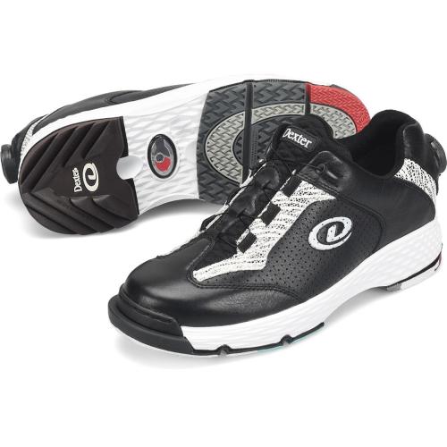 Dexter THE C9 Lavoy Black Bowling Shoes The ultimate technology and the ultimate comfort. BOA Fastening System: Twist the BOA dial on the tongue or heel to draw the foot down and back into the shoe.