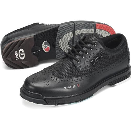 Dexter THE 9 WT Black Bowling Shoes The ultimate technology and the ultimate comfort. BOA Fastening System: Twist the BOA dial on the tongue or heel to draw the foot down and back into the shoe.