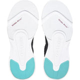 Dexter Elin Grey/Teal Bowling Shoes Lightweight Breathable Knit Upper Fully Fabric-Lined with Padded Tongue and Collar U-Throat Upper Pattern Molded Removable Blown EVA Footbed DexLite Outsole  Slide Shoes: Fixed S8 Slide Soles Fixed Non-Marking Defined Heel