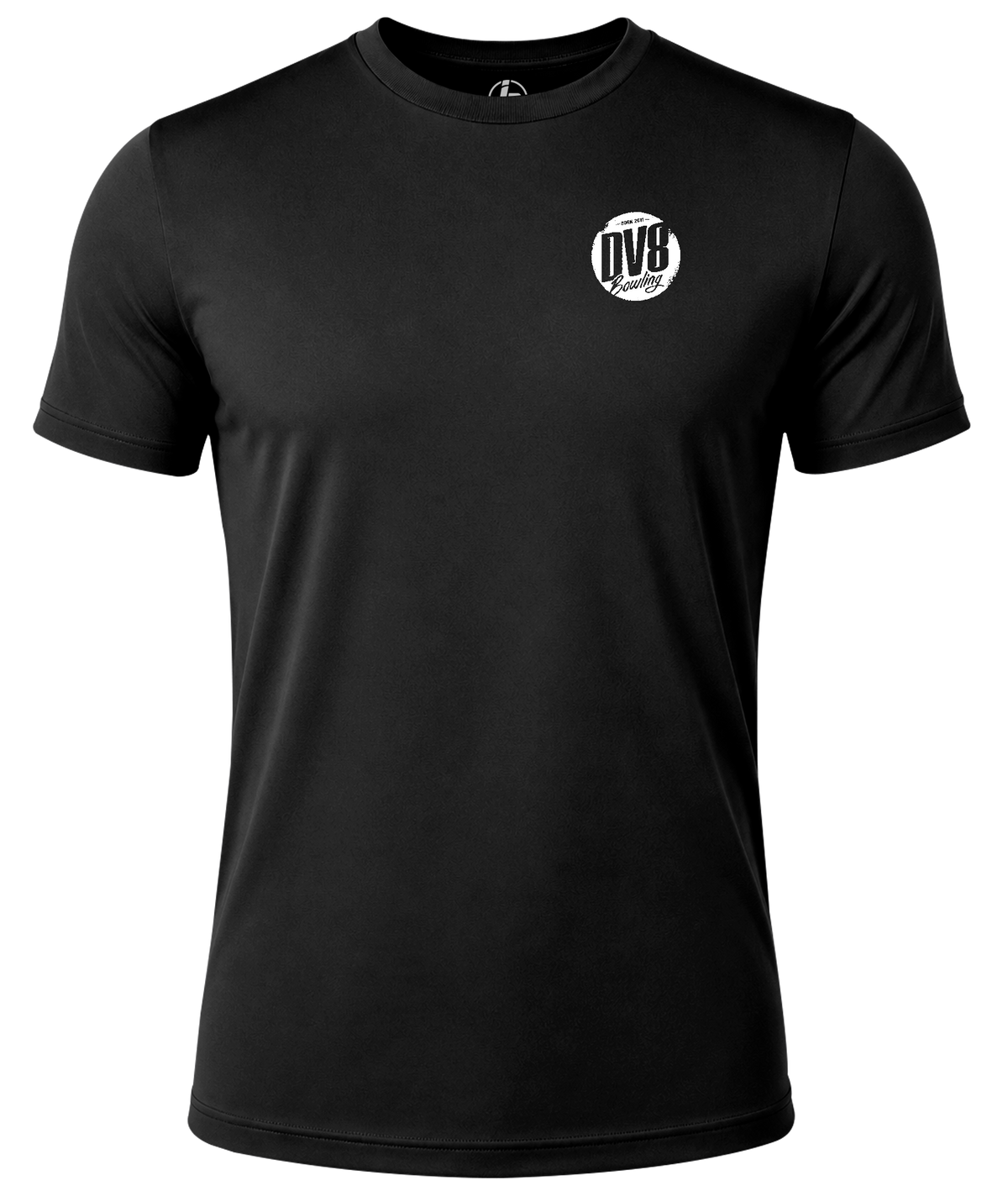 DV8 Bowling White Logo Dri-Fit Practice Tee