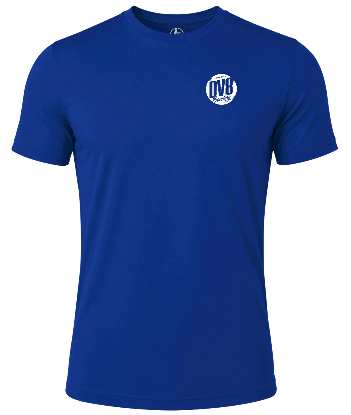 DV8 Bowling White Logo Dri-Fit Practice Tee