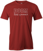 hammer-doom-raw-hammer retro vintage bowling ball logo tee shirt bowler tshirt