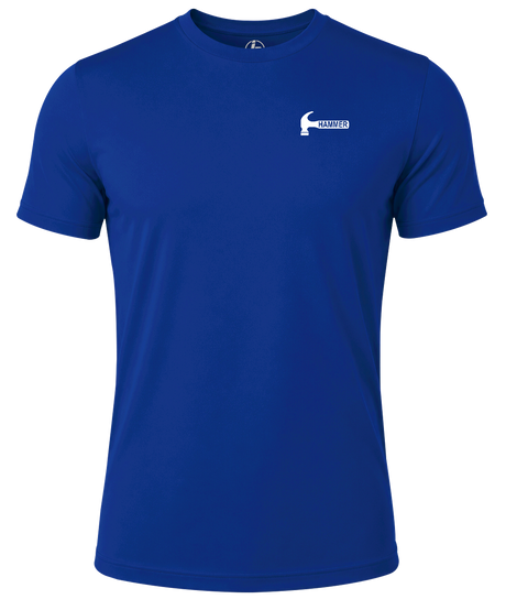Hammer Bowling White Logo Dri-Fit Practice Tee