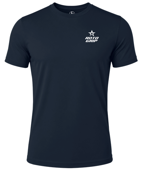Roto Grip Bowling White Logo Dri-Fit Practice Tee
